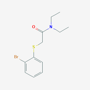 2-((2-Bromophenyl)thio)-N,N-diethylacetamide