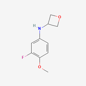 N-(3-fluoro-4-methoxyphenyl)oxetan-3-amine