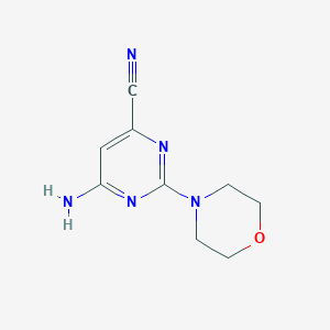 6-Amino-2-morpholinopyrimidine-4-carbonitrile