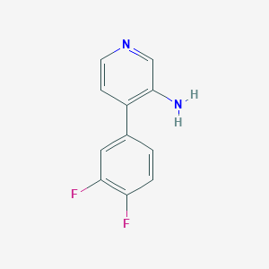 molecular formula C11H8F2N2 B15091824 4-(3,4-Difluorophenyl)pyridin-3-amine 