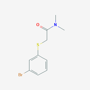 2-((3-Bromophenyl)thio)-N,N-dimethylacetamide