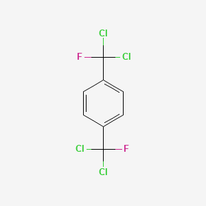 molecular formula C8H4Cl4F2 B15091839 1,4-Bis(dichlorofluoromethyl)benzene 