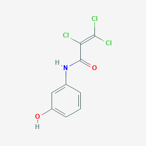 2-Propenamide, 2,3,3-trichloro-N-(3-hydroxyphenyl)-