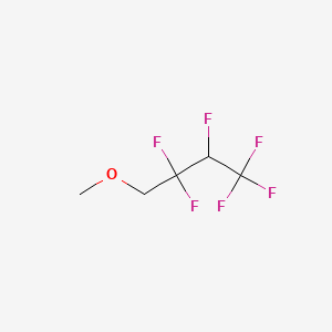 molecular formula C5H6F6O B15091872 1,1,1,2,3,3-Hexafluoro-4-methoxybutane CAS No. 58705-93-4