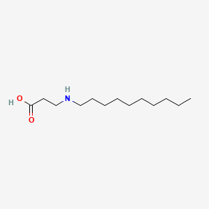 molecular formula C13H27NO2 B15091893 Capraminopropionic acid CAS No. 27373-56-4