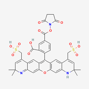 molecular formula C37H33N3O13S2 B15091921 Alexa Fluor 568 ortho-isomer 