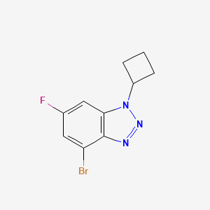 4-Bromo-1-cyclobutyl-6-fluoro-1H-benzo[d][1,2,3]triazole