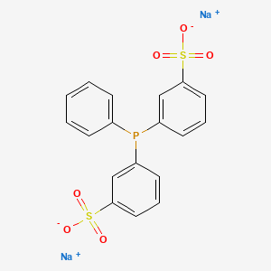 Disodium 3,3'-(phenylphosphinediyl)bis(benzene-1-sulphonate)