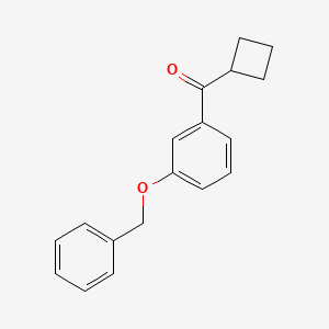 [3-(Benzyloxy)phenyl](cyclobutyl)methanone