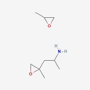 molecular formula C9H19NO2 B15092068 2-Methyloxirane;1-(2-methyloxiran-2-yl)propan-2-amine CAS No. 83713-01-3