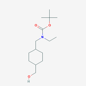 molecular formula C15H29NO3 B15092137 tert-Butyl ethyl(((1r,4r)-4-(hydroxymethyl)cyclohexyl)methyl)carbamate 