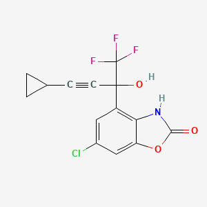 6-Chloro-4-[3-cyclopropyl-1-hydroxy-1-(trifluoromethyl)-2-propyn-1-yl]-2(3H)-benzoxazolone