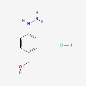 molecular formula C7H11ClN2O B15092249 4-Hydrazinobenzyl alcohol hydrochloride CAS No. 1030287-86-5