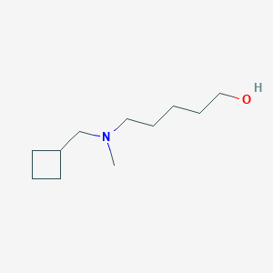 5-[(Cyclobutylmethyl)(methyl)amino]pentan-1-ol