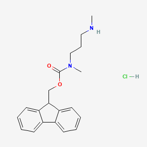 molecular formula C20H25ClN2O2 B15092321 N-Fmoc-N1,N3-dimethylpropane-1,3-diamine HCl 