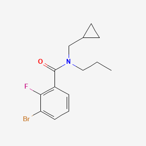 3-Bromo-N-cyclopropylmethyl-2-fluoro-N-propyl-benzamide