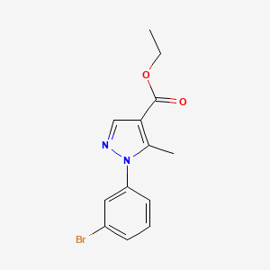 Ethyl 1-(3-bromophenyl)-5-methyl-1h-pyrazole-4-carboxylate