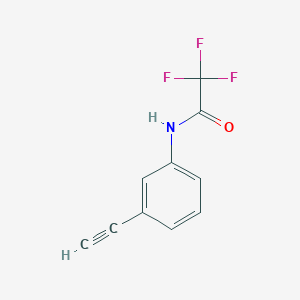 molecular formula C10H6F3NO B1509238 N-(3-ethynylphenyl)-2,2,2-trifluoroacetamide CAS No. 95650-59-2