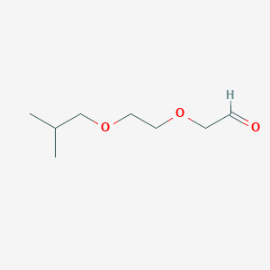 molecular formula C8H16O3 B15092385 (2-Isobutoxy-ethoxy)-acetaldehyde 