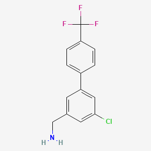 C-(5-Chloro-4'-(trifluoromethyl)biphenyl-3-yl)-methylamine