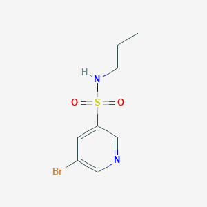 molecular formula C8H11BrN2O2S B15092457 5-Bromo-n-propylpyridine-3-sulfonamide 