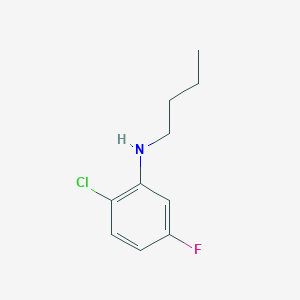 molecular formula C10H13ClFN B15092462 N-Butyl-2-chloro-5-fluoroaniline 