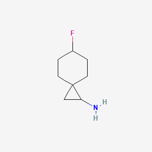 6-Fluorospiro[2.5]octan-1-amine