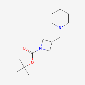 molecular formula C14H26N2O2 B1509248 Tert-butyl 3-(piperidin-1-ylmethyl)azetidine-1-carboxylate 