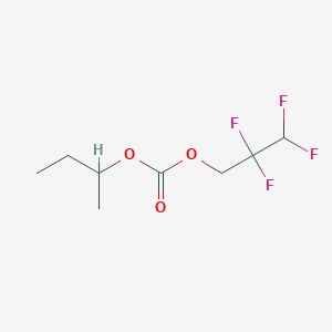 molecular formula C8H12F4O3 B15092490 sec-Butyl 2,2,3,3-tetrafluoropropyl carbonate 