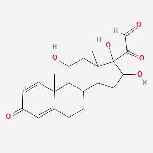 molecular formula C21H26O6 B15092524 21-Dehydro-16alpha-hydroxy Prednisolone 