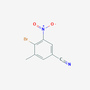 4-Bromo-3-methyl-5-nitrobenzonitrile