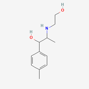 2-((2-Hydroxyethyl)amino)-1-(p-tolyl)propan-1-ol