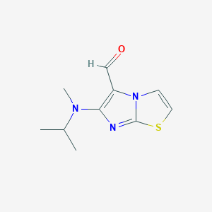 6-[Methyl(propan-2-yl)amino]imidazo[2,1-b][1,3]thiazole-5-carbaldehyde