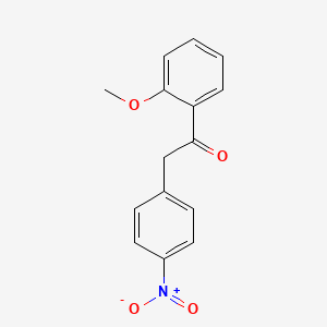 1-(2-Methoxyphenyl)-2-(4-nitrophenyl)ethan-1-one