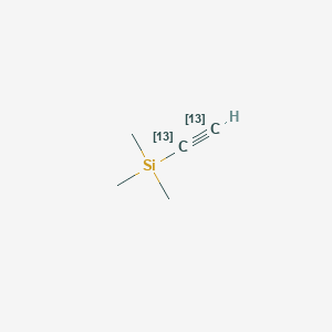 molecular formula C5H10Si B1509260 (~13~C_2_)Ethynyl(trimethyl)silane CAS No. 285138-86-5