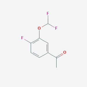 1-(3-(Difluoromethoxy)-4-fluorophenyl)ethanone