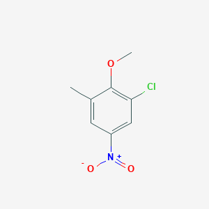 Benzene, 1-chloro-2-methoxy-3-methyl-5-nitro-