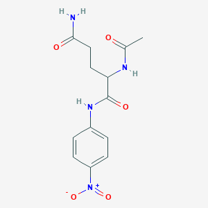 molecular formula C13H16N4O5 B15092627 N-Acetyl-L-glutamine p-nitroanilide 