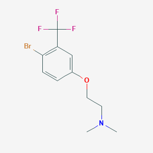 2-(4-Bromo-3-(trifluoromethyl)phenoxy)-N,N-dimethylethanamine