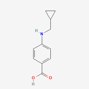 molecular formula C11H13NO2 B15092668 4-((Cyclopropylmethyl)amino)benzoic acid 