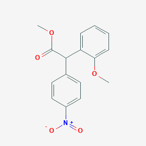 Methyl 2-(4-nitrophenyl)-2-(2-methoxyphenyl)acetate