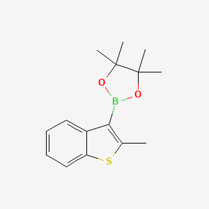 4,4,5,5-Tetramethyl-2-(2-methylbenzo[b]thiophen-3-yl)-1,3,2-dioxaborolane