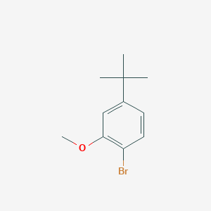 molecular formula C11H15BrO B15092729 1-Bromo-2-methoxy-4-tert-butyl benzene 