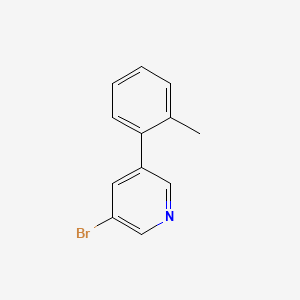 molecular formula C12H10BrN B1509273 3-Bromo-5-(o-tolyl)pyridine CAS No. 675590-12-2