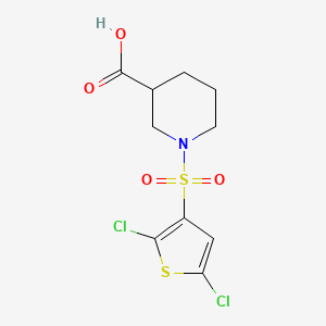 1-[(2,5-Dichlorothien-3-yl)sulfonyl]piperidine-3-carboxylic acid