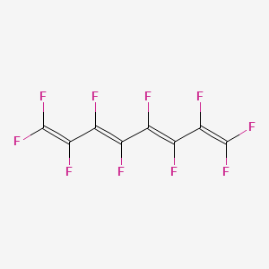 molecular formula C8F10 B15092741 1,3,5,7-Octatetraene, 1,1,2,3,4,5,6,7,8,8-decafluoro- 