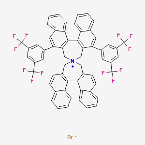 molecular formula C60H36BrF12N B15092751 (SS)-35-Bistrifluoromethylphenyl-nas bromide 