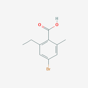 molecular formula C10H11BrO2 B15092759 4-Bromo-2-ethyl-6-methylbenzoic acid 