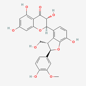 molecular formula C25H22O10 B15092769 Isosilychristin CAS No. 77182-66-2