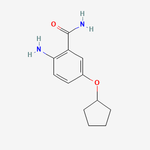 2-Amino-5-(cyclopentyloxy)benzamide